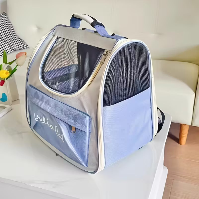 Mochila transportadora Hello Cat para gatos