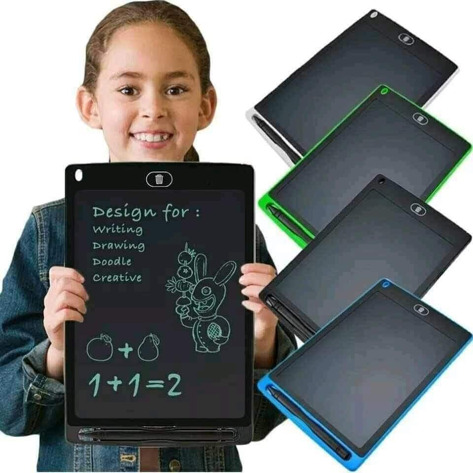 Tableta para niños de 12 Pulgadas para dibujos y creatividad en color aleatorio - impermeable