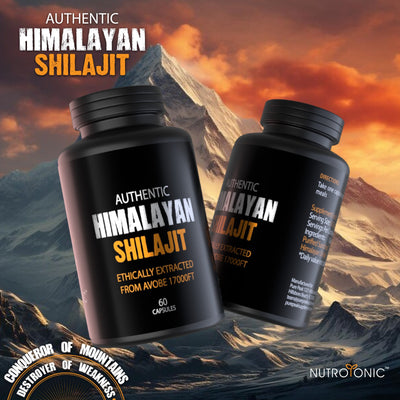 60 capsulas de Shilajit en marca NutroTonic, Shilajit para hombres y mujeres