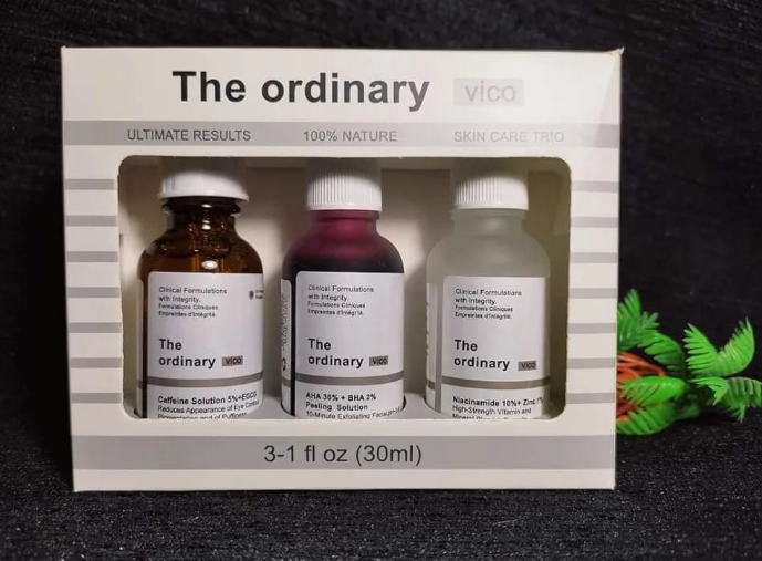 Trio de serums marca The Ordinary - Combo de tres serums para el cuidado facial esenciales para pieles grasas y mixtas