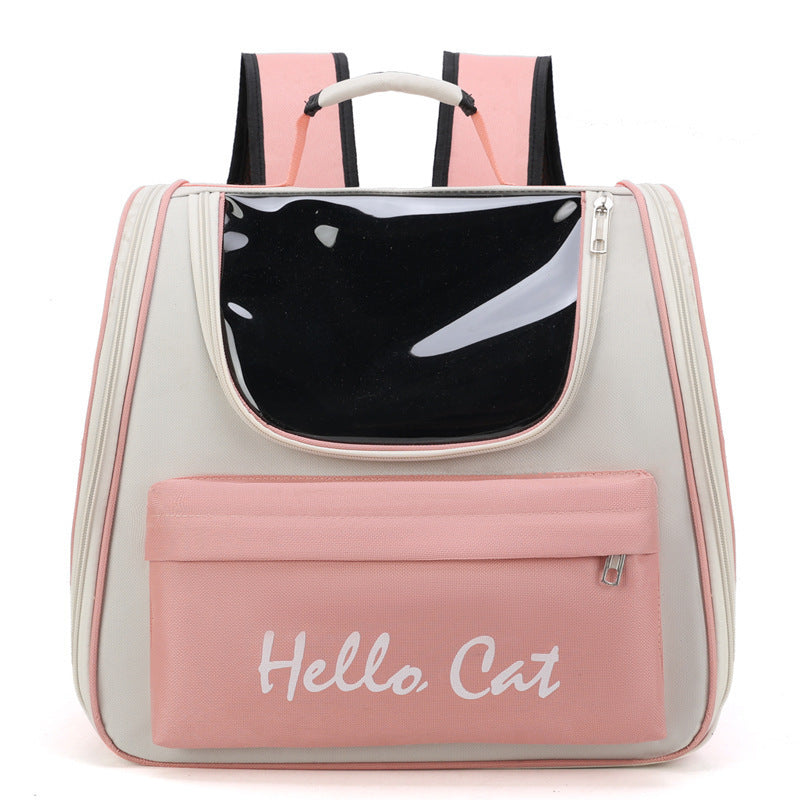 Mochila transportadora Hello Cat para gatos