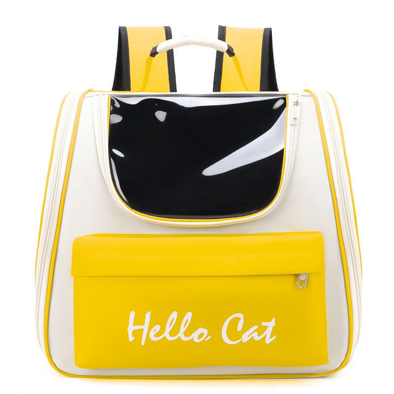 Mochila transportadora Hello Cat para gatos