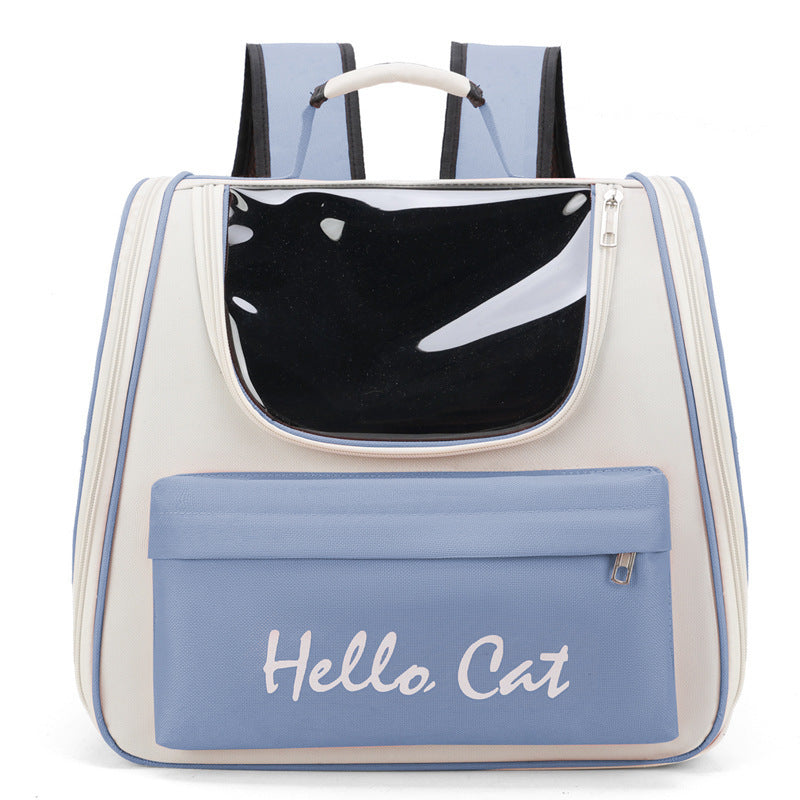 Mochila transportadora Hello Cat para gatos