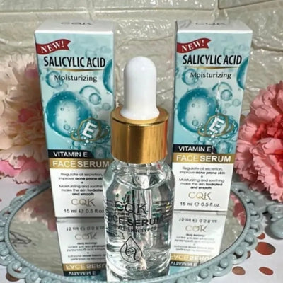 Serum especial con acido salicílic con vitamina E, esencial para pieles acneicas
