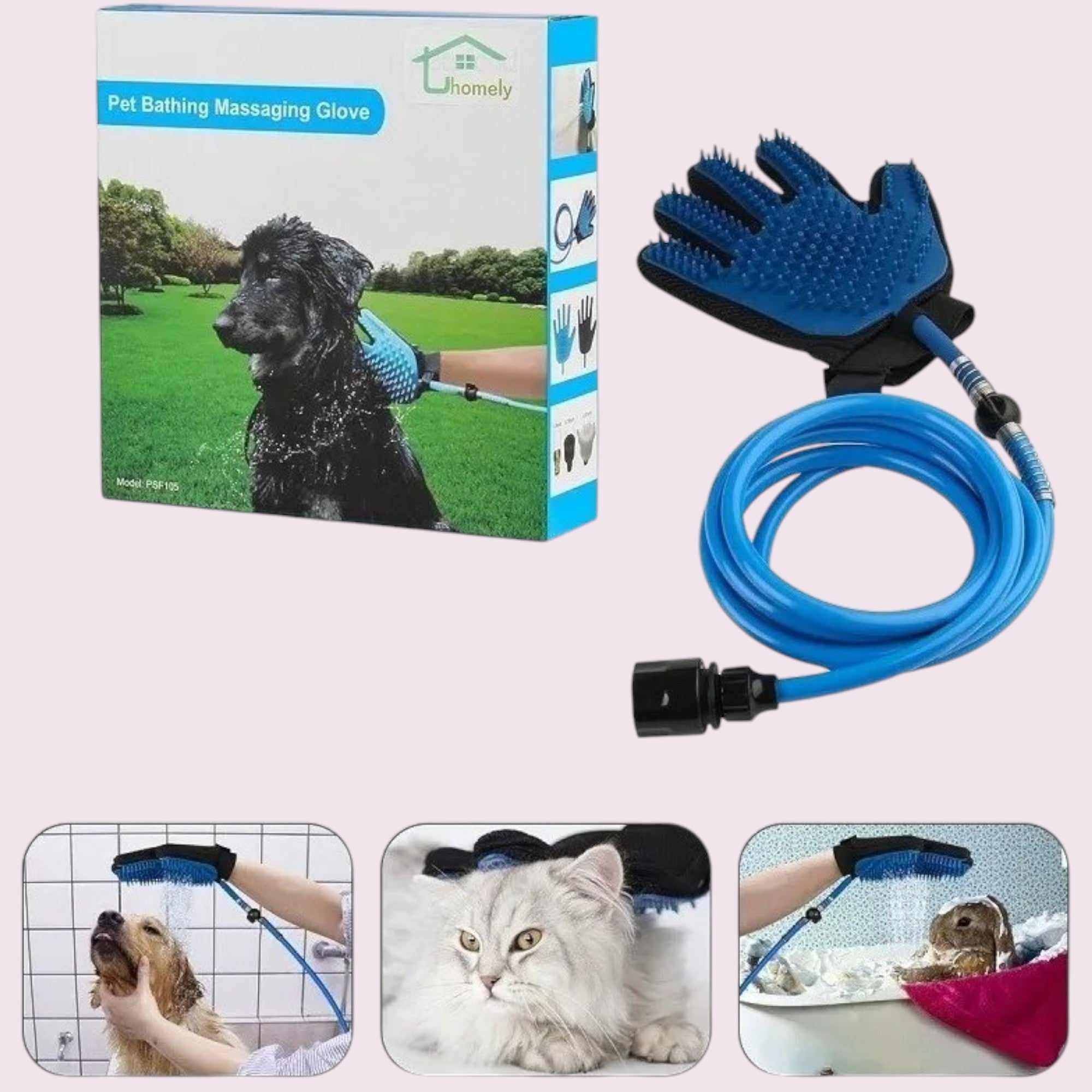 Ducha portátil triple función para mascota