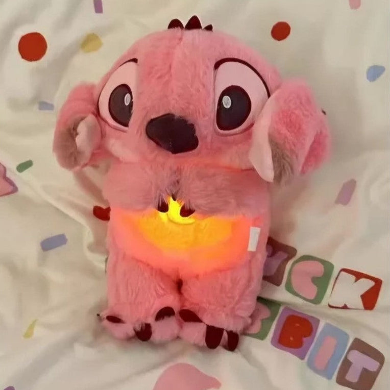 PELUCHE STITCH QUE RESPIRA CON SONIDOS MATERNOS, LUCES Y MOVIMIENTO PARA RELAJACIÓN
