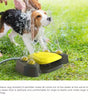 Fuente interactiva rociadora de agua para perros
