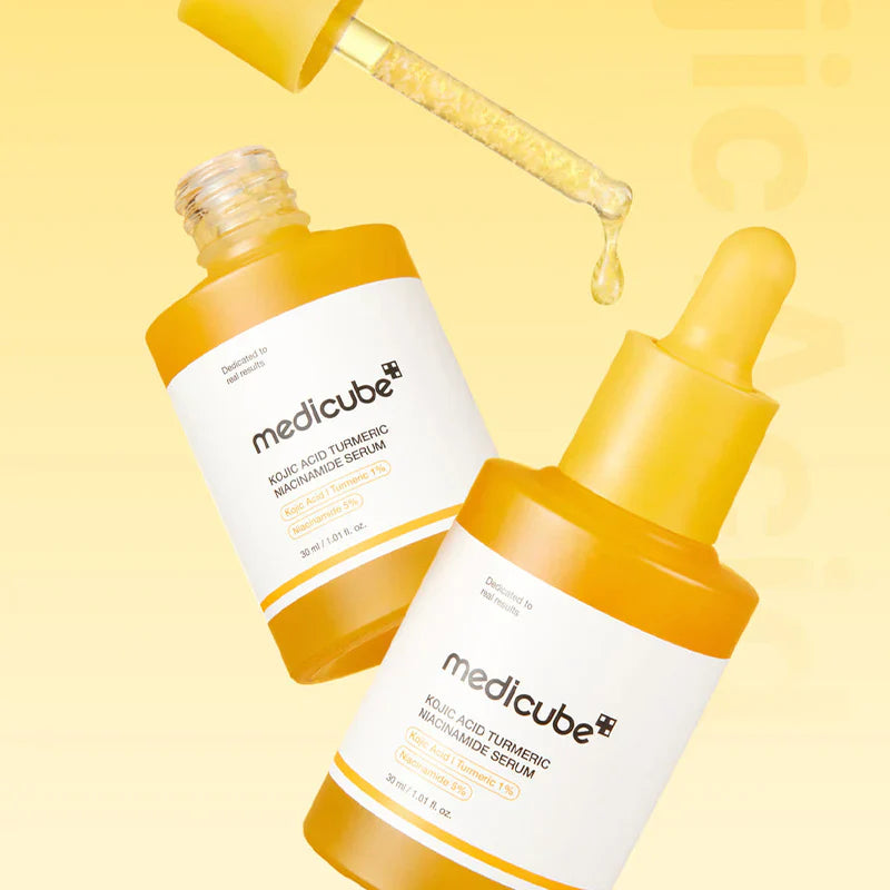 MEDICUBE - SERUM DESPIGMENTANTE TUMERIC CON NIACINAMIDA, ACIDO KOJICO Y VITAMINA E - ORIGINAL