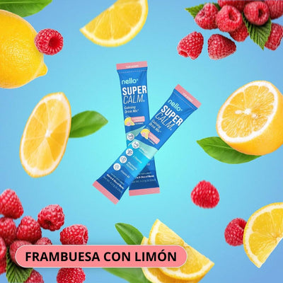 Calmante y relajante natural sin azucar ni adictivos - Nello Super Calm con Magnesio Glicinato, Ashwagandha KSM-66, L-Teanina y vitamina D