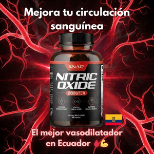 OXIDO NITRICO SUPLEMENTO PERCUSOR - MEJORA LA CIRCULACION SANGUINEA EN TODO EL CUERPO - VASODILATADOR CON L-ARGININA, GINSENG, L-CITRULINA. PARA GYM O CONSUMO DIARIO