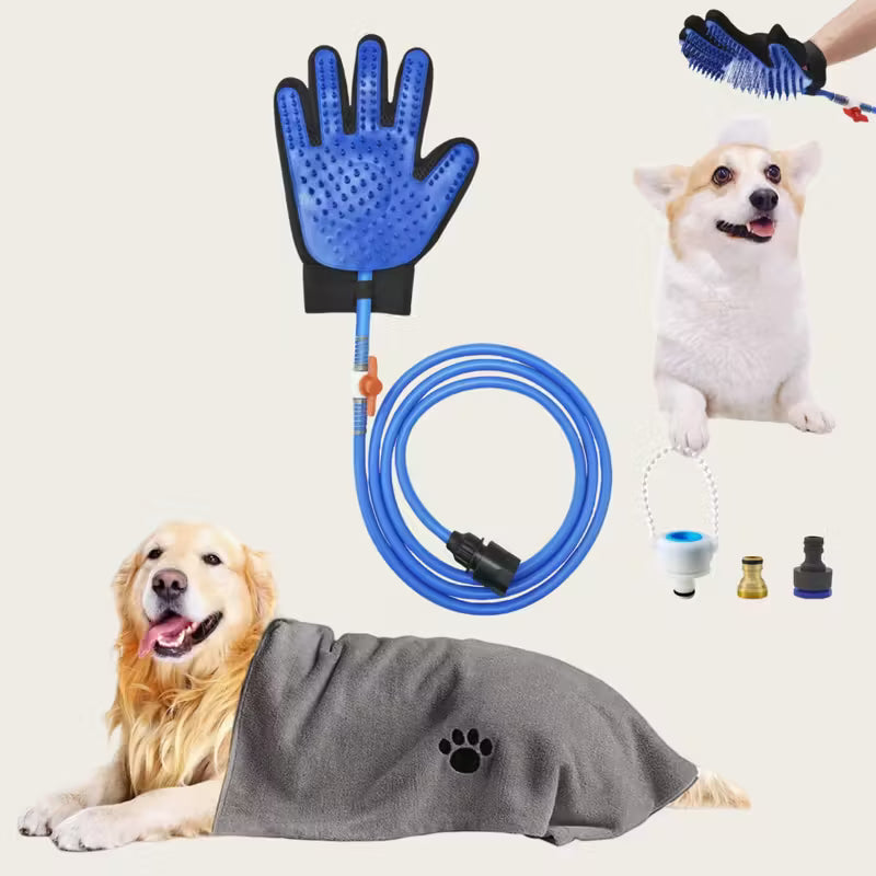 Ducha portátil triple función para mascota