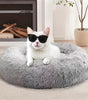 Cama puff de 60cm relleno con algodón suave para mascota