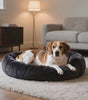 Cama puff de 60cm relleno con algodón suave para mascota