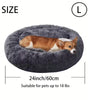 Cama puff de 60cm relleno con algodón suave para mascota