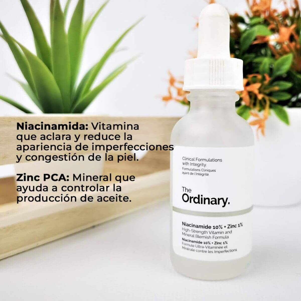 SERUM DE NIACINAMINA 10% + ZINC 1% - THE ORDINARY FORMULA AVANZADA PARA CUIDADO FACIAL
